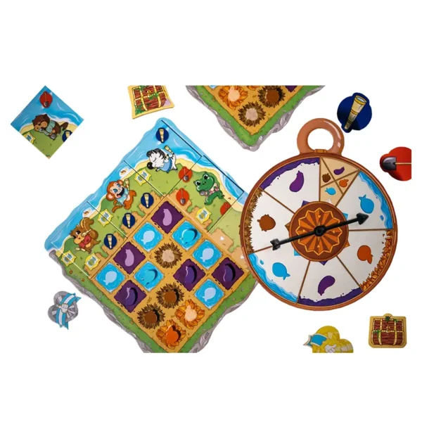 Bingo island - classique revisité - plateau principal et roue boussole