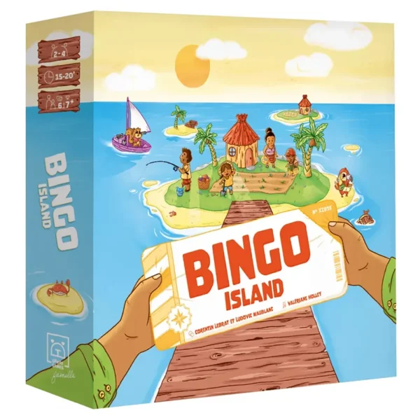 Bingo island - classique revisité - boite de jeu