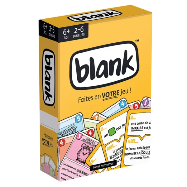 Blank - ambiance - boite de jeu